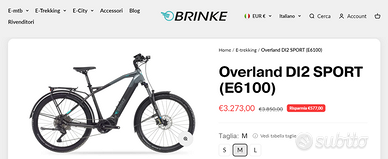 Bici Elettrica - Overland DI2 SPORT (Brinke)
