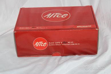 Modem Alice Gate 2 Plus Wi-Fi - Con Scatola Origin