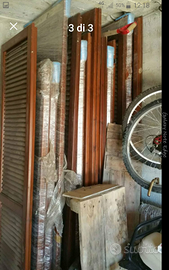 Persiane in legno NUOVE