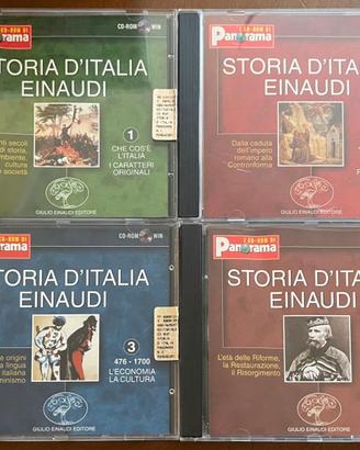Storia d'Italia Einaudi, Opera Completa 10 CdRom