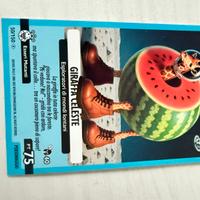 Carta italian brairot Giraffa Celeste