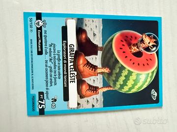 Carta italian brairot Giraffa Celeste