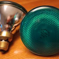 Coppia Lampada Faretto  TUNGSRAM SPOT FLOOD verde