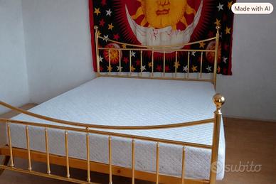 struttura letto in ottone