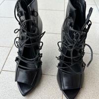 Scarpe nere con tacco Wo Milano 36