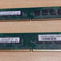 Coppia RAM 1 Gb (2 Gb Totali) DDR2 a Novara