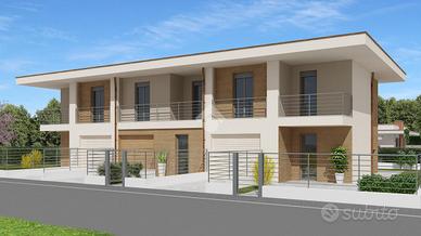 VILLA A SCHIERA CENTRALE A GAVARDO