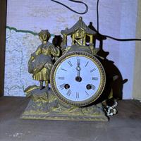 OROLOGIO DA CAMINETTO ANTICO – STILE ORIENTALISTA