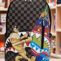 Zaino Shark Bocca Squalo borsa borsone Leggero