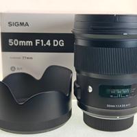 SIGMA 50/1.4 DG ART PER FOTOCAMERE NIKON REFLEX