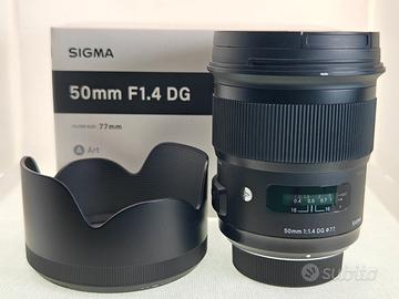 SIGMA 50/1.4 DG ART PER FOTOCAMERE NIKON REFLEX