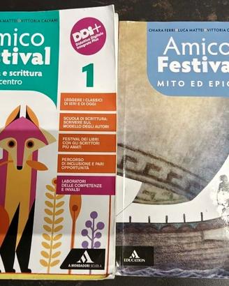 libro antologia Amico Festival 1 + Mito ed Epica