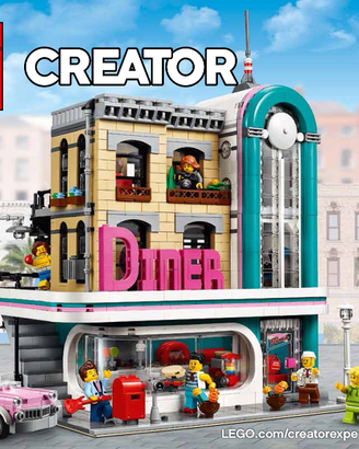 Istruzioni NUOVE Set LEGO 10260 DownTown Dinner