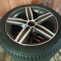 cerchi bmw 17" gomme nuove mai usate