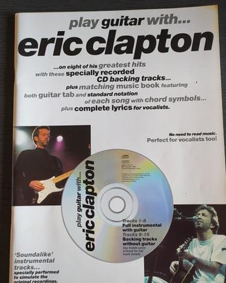 Play Guitar with Eric Clapton. Spartito con CD