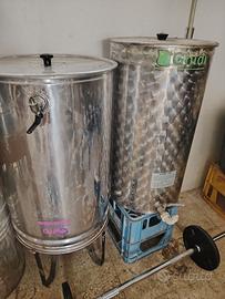 Bidoni inox per olio