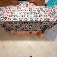 Copert panno lana uncinetto a mano