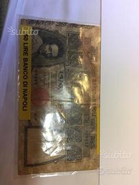 Banconota 50 Lire Banco di Napoli