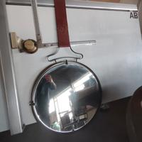 specchio rotondo vintage da appendere