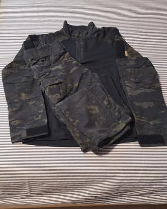 Completo MBDU Helikon-Tex Multicam Black