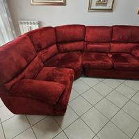 Divano angolare componibile Alcantara