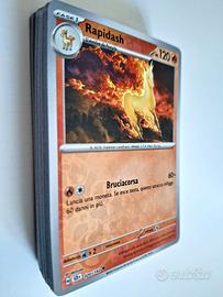 Mazzo 40 carte Pokemon ITA holo reverse assortite