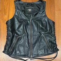 Gilet in Pelle Harley Davidson - Donna