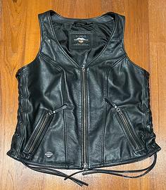 Gilet in Pelle Harley Davidson - Donna