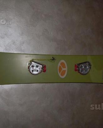 Snowboard Salomon + attacchi step-in + scarponi