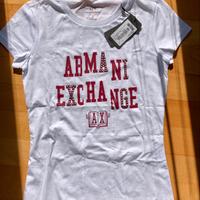 T-shirt bianca da donna Armani Exchange nuova