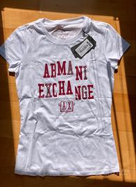 T-shirt bianca da donna Armani Exchange nuova