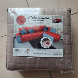 Copridivano Marinoni con penisola trapuntato 