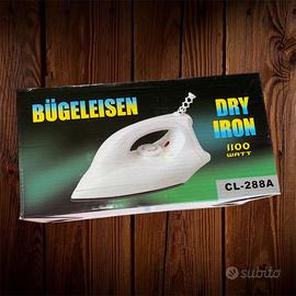 Ferro da stiro a secco DRY IRON 1100W - NUOVO