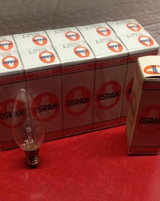 lotto lampadine osram candela A 15w E14 incand.