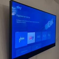TV SKY GLASS 55" con Speaker integrato Aggionato