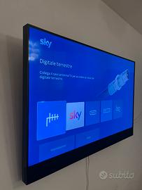 TV SKY GLASS 55" con Speaker integrato Aggionato