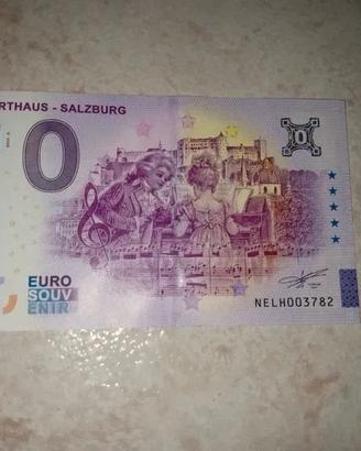 Banconota da 0 euro Austria Mozarthaus Salisburgo
