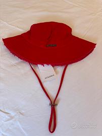 Jacquemus Bucket Hat Rosso – Originale