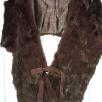 Stola in pelliccia di petit gris 