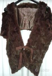 Stola in pelliccia di petit gris 