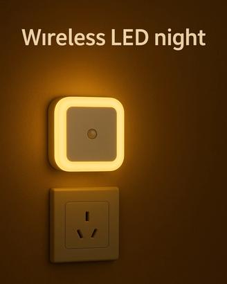 wireless led night con sensore automatico