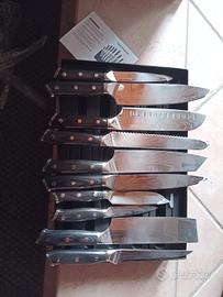 Set coltelli in acciaio di Damasco