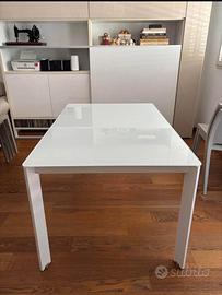 Tavolo bontempi di cristallo allungabile