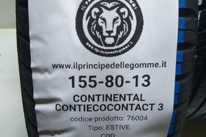 2 GOMME 155 80 13 CONTINENTAL A76004