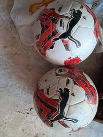 pallone da calcio puma 2 pezzi usati juve inter 