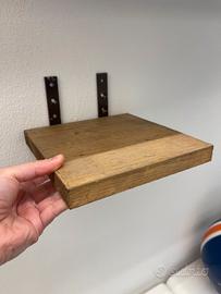 Mensole in legno e ferro