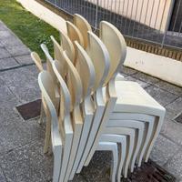 12 Sedie Pedrali Modello Queen 