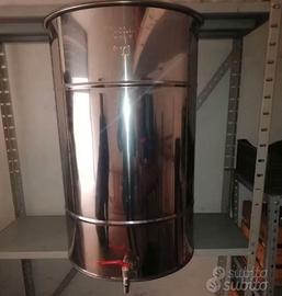 Fusto olio 100 LT acciaio inox