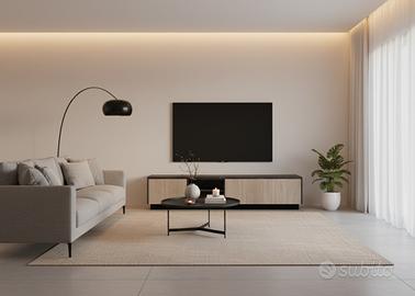 Mobile TV moderno minimal – Finitura materica