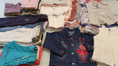 Stock 48 pz abbigliamento bambina 2-3 anni p/e